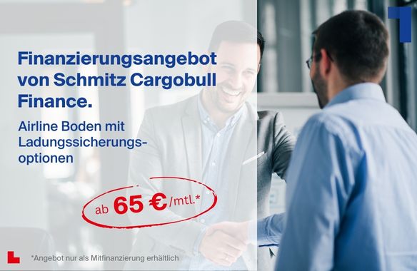 Finanzierungsangebot Airline Boden mit Ladungssicherungsoptionen